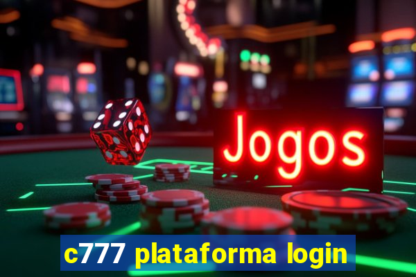 c777 plataforma login